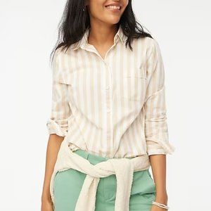 J.Crew Factory Petite Lightweight Cotton-Blend Shirt (Size PS)